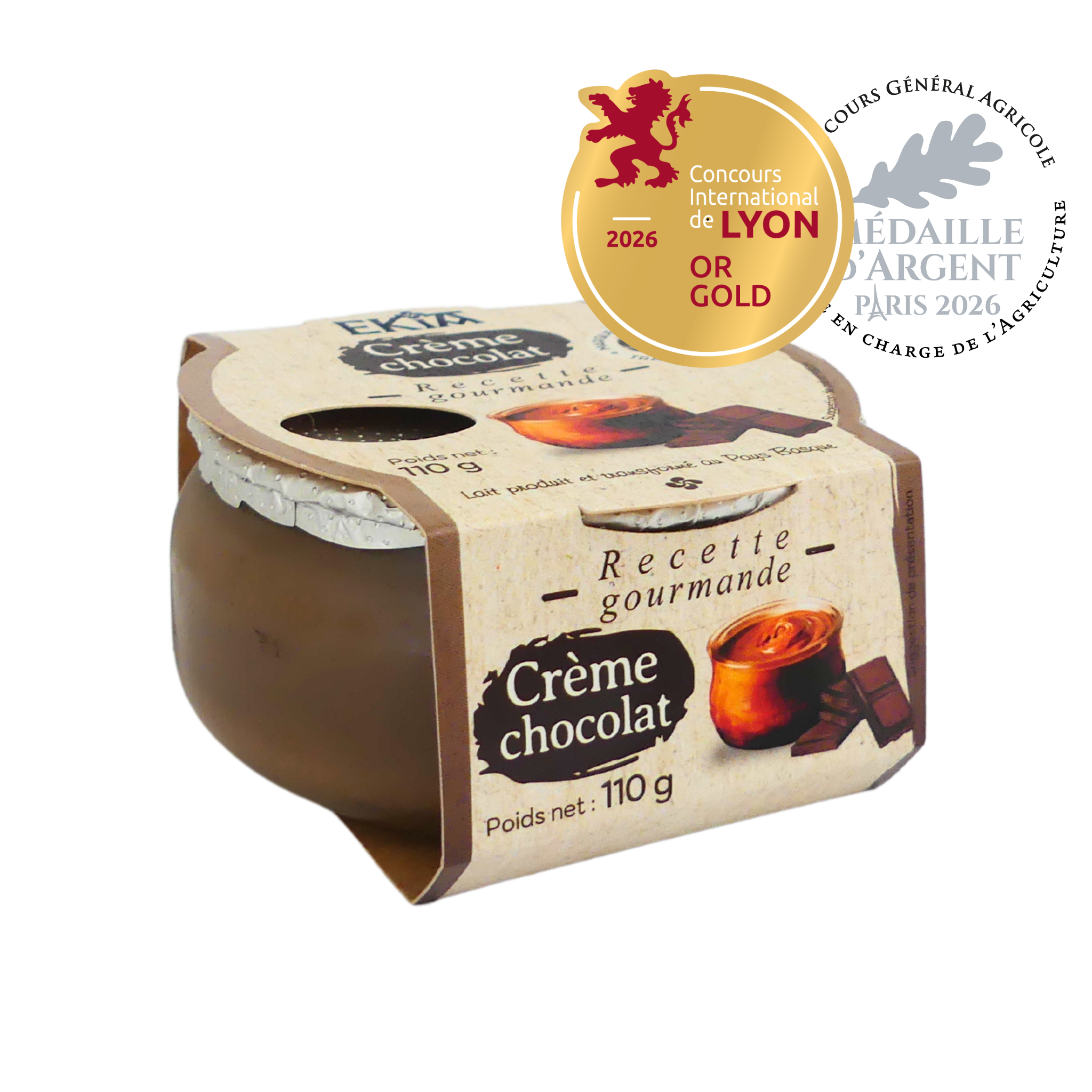 Crème aux oeufs chocolat noir