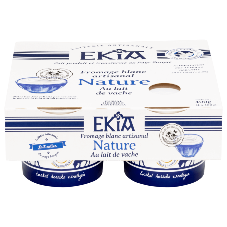 Fromage blanc artisanal nature Yaourt Ekia