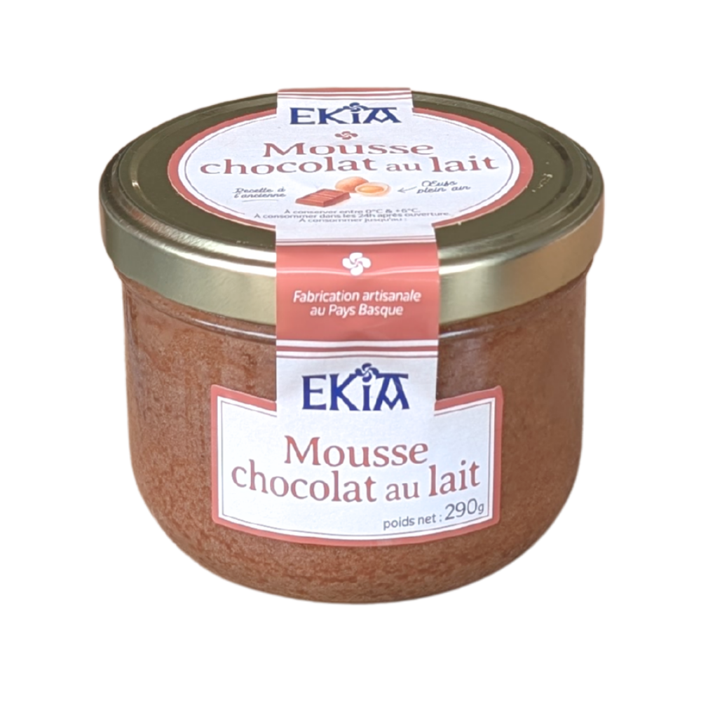 Mousse artisanale au chocolat au lait – à partager