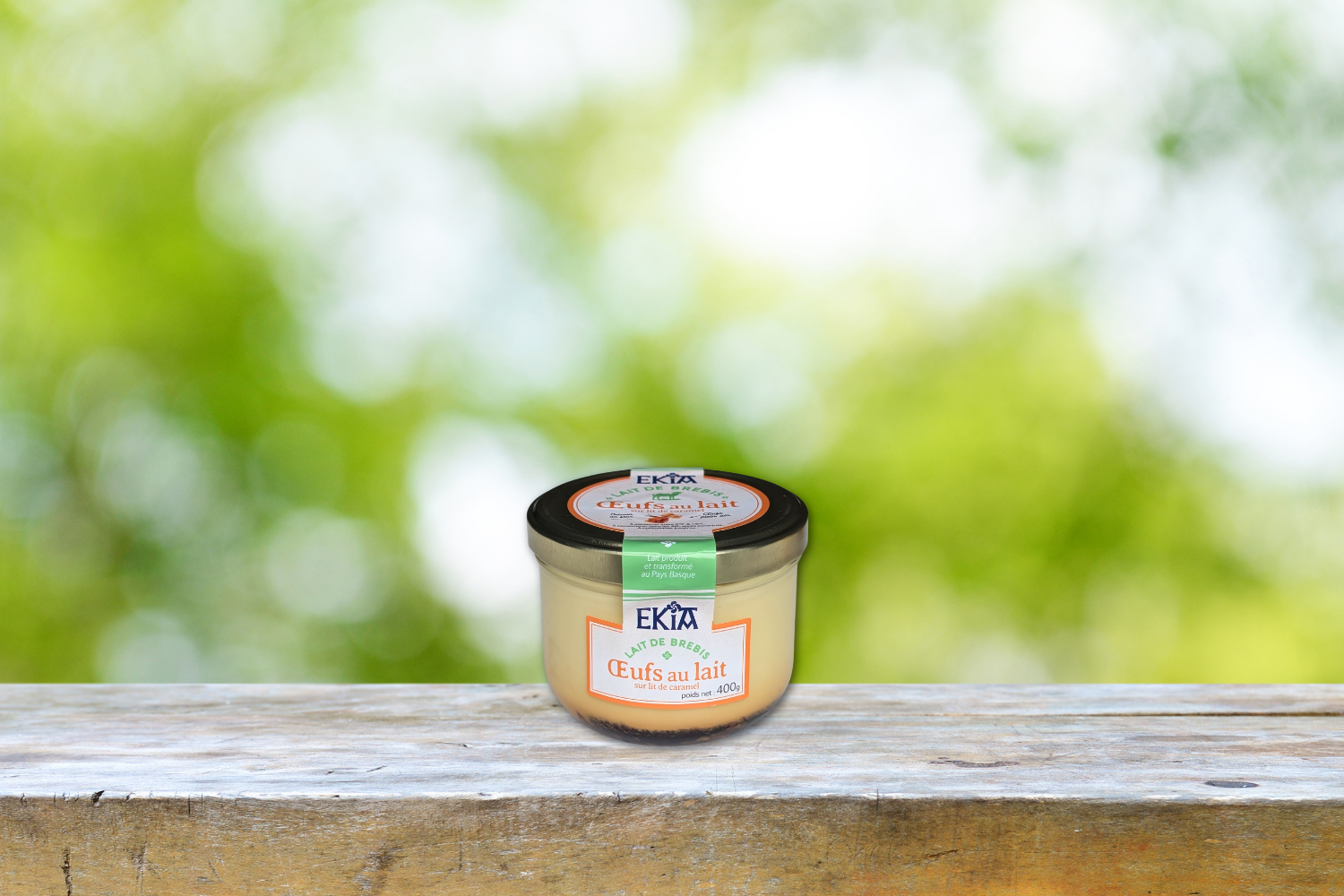 Oeufs au lait brebis vanille caramel - EKIA